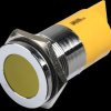 Q22F1CXXY220E Indicator LED, 220 V AC, 22 mm, FASTON, yellow/BrC