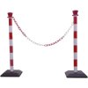 VISO PPKSET40RB Chain Barrier Bollard Security Kit Durable Reliable
