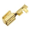 Konektor żeński+męski nieizolowany 6,3mm