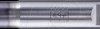 23000142 Carbide step mill long, 4 flutes, dia. 6 mm, 45° chamfer, TiAlN