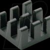 ICK BGA 10 X 10 Heat sink 10mm 30 K/W black anodised