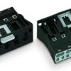 Plug, 5 pole, snap-in, spring-clamp connection, 0.5-4.0 mm², black, 770-715