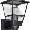 Zewnętrzna lampa ścienna z czujnikiem ruchu Steinel AUSSENLEUCHTE L 10 S SW 084769 15 W IP44