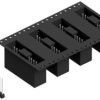 Pin header, 10 pole, pitch 2.54 mm, angled, black, SL10SMD13010ZBTR