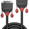 LINDY DVI kabel DVI-D 24+1pin. Złącze, DVI-D 24+1pin. Złącze 2.00 m czarny 36252 Kabel DVI