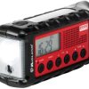 Midland C1173 Radio outdoorowe fale metrowe (VHF) Radio alarmowe latarka kieszonkowa, wielokrotne ładowanie, korba ręczn