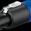 50834 PA speaker plug, 4-pin, screwable