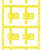 PA cable maker, inscribable, (W x H) 30 x 12.5 mm, max. bundle Ø 7 mm, yellow, 1025320000