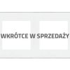 SIMON 55 Ramka 2 podwójna DUO biała podstawa chrom TRD2.163/111 KONTAKT SIMON