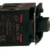 Zestaw św. żółty z korpusem/kołn. mocującym zinteg. LED 12...24V 1NO+1NC ZB6ZB55B