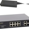 Gigabitowy switch PoE 12-portowy SFG108 do 8 kamer IP