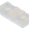 Mocowanie opaski kablowej samoprzylepne, 29mm x 29 mm, kolor: Naturalny, 50-szt., 0-28→ C., RS PRO