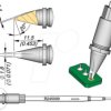 R245009 Lötspitze R245, Sondertypen, R245009/Ø 0,8 mm, Pin Lötspitze