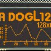 EA DOGL128S-6 LCD graphic module, 60.8 x 32.9 mm, black