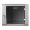 Szafa Wisząca Jednosekcyjna 19 Cali 9U 501/600/450Mm Drzwi Szklane Szara (Ral...