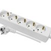 Przedłużacz 5-Gniazd Z/U Schuko 16A 3M /H05vv-F 3X1,5/ Biały Ps-570S