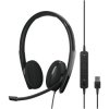 EPOS 1000901 On-ear headset Corded Stereo Black Noise cancelling Volume control