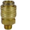 Einhell 4139207 Pneumatic Quick-Fit Connector Brass 1/4" Male Thread