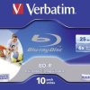 Płyta Blu-ray Verbatim 43713, 25 GB, 6 x, 10 szt.