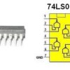 Układ cyfrowy 74LS01