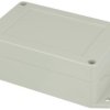 Obudowa; uniwersalna; Z128UJH TM; poliwęglan; 105mm; 70mm; 40mm; IP65; jasnoszary; z tulejkami mosiężnymi; uchwyty montażowe; Kr