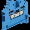 280-104 2-conductor feed-through terminal block, 2.5 mm², blue