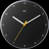 BC26B-DCF Analogue radio wall clock, silent, 23 cm, black