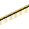 Pin header, 49 pole, pitch 2.54 mm, straight, black, 10040500