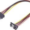 Kabel przedłużający zasilania SATA Renkforce, [1x złącze męskie zasilające SATA - 1x złącze żeńskie zasilania SATA], 0.3