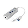 HUB USB 3.0 3-port. + USB Typ-C + Gigabit Ethernet Unitek Y-3083B