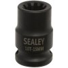 Sealey VS0990 Brake Caliper Socket 1/2"Sq Drive 15mm 10-Point