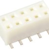 Hirose Gniazdo PCB A3 10 -pinowe 2-rzędowe raster: 2 mm Powierzchnia Przewód-płytka Lutowie Prosty