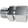 Screw-in fitting, L 45 mm, 630 bar, steel, galvanized, for pipe systems, 159593