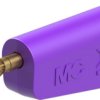 4 mm plug, screw connection, 1.0 mm², purple, 64.1041-26