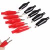 Opencircuit Alligator Clips 28mm - 5x Red and 5x Black