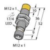 Turck Czujnik indukcyjny nie podtynkowy PNP, Zamykający NI8U-M12-AP6X-H1141