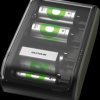 GPACSB631013 Desktop charger, NiMH, 6 slots, black/green