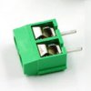 Blok terminal voor printmontage 2 groen 5mm