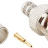 BNC plug 75 Ω, Belden 1694A, Belden 4694R, Belden 9248, crimp connection, straight, 112565