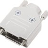 encitech MHDM09-K 6560-0136-01 Obudowa złącza D-SUB Ilość styków: 9 metal 180 ° srebrny 1 szt.
