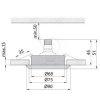 DL-4 chrom sat MR-16 50W Brilum