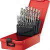 Zestaw wierteł 1-13mm ze stali szybkotnącej HSS do wiercenia w metalu / zestaw 1-13 (25)