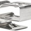 Edge clip, max. bundle Ø 7 mm, stainless steel, metal, (L x W) 17 x 9.5 mm, 151-01699