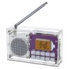 Odbiornik radiowy cyfrowy z zegarem – modulacja częstotliwości i amplitudy FM/AM/SW Unassembled DIY Electronics Kit