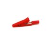 Zacisk krokodylkowy 8A izolowany 8mm Czerwony RS PRO