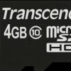 TS4GUSDC10 microSDHC memory card, 4 GB, Transcend, class 10