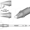 R245017 Lötspitze R245, Meißelform, R245017/1,5 x 0,5 mm