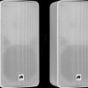 11036955 2-way loudspeaker pair with bracket, 80 W, 16 ohms, white