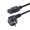 Kabel zasilający złącze A: CEE 7/7 złącze B: IEC C13 1m 10 A 250 V AC Czarny