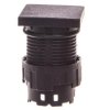 Zaślepka 18x18mm czarna IP65 Q18BS 037985